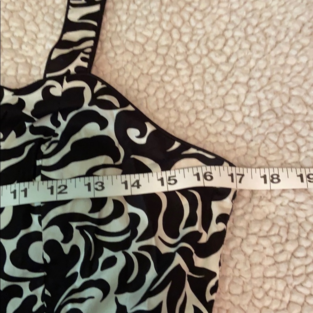 R&K Black & white dress with cover up jacket sz L - Picture 6 of 8